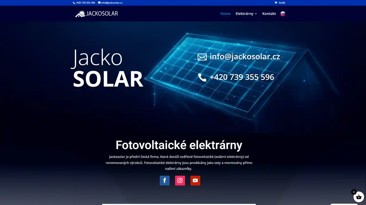 Jackosolar portfolio webdesign studio82.cz