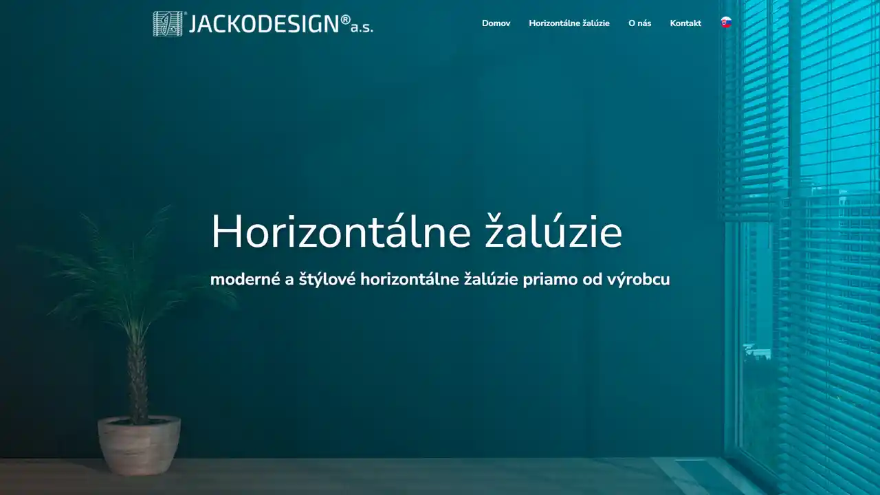 Horizontální žaluzie - portfolio webdesign studio82.cz